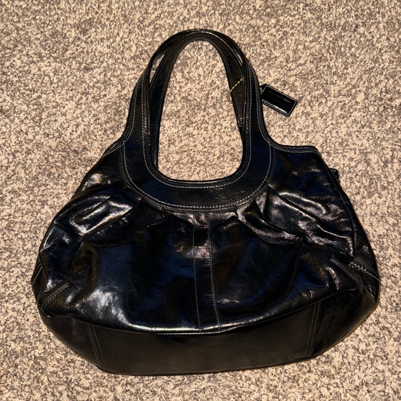 Coach patent leather kisslock ergo bag - Picture 1 of 4